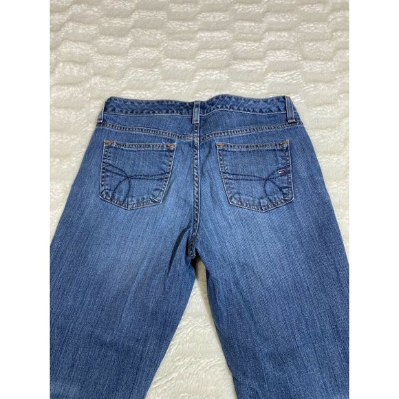 Tommy Hilfiger Women Boyfriend Bootcut Jeans 30x30 - Picture 1 of 11